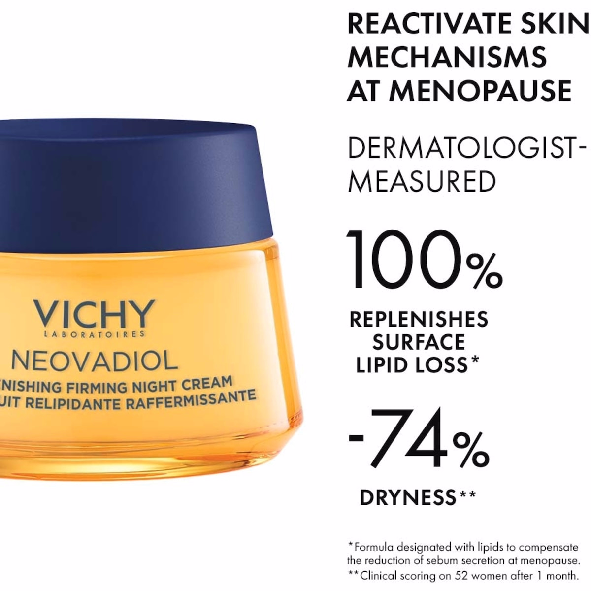 Vichy Neovadiol ポストメノポーズ補充型 引き締め ナイトクリーム 50ml