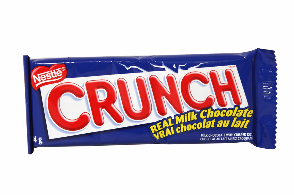Nestle Crunch Real Milk Choclate Bar 44g Each. Made In Made In Usa