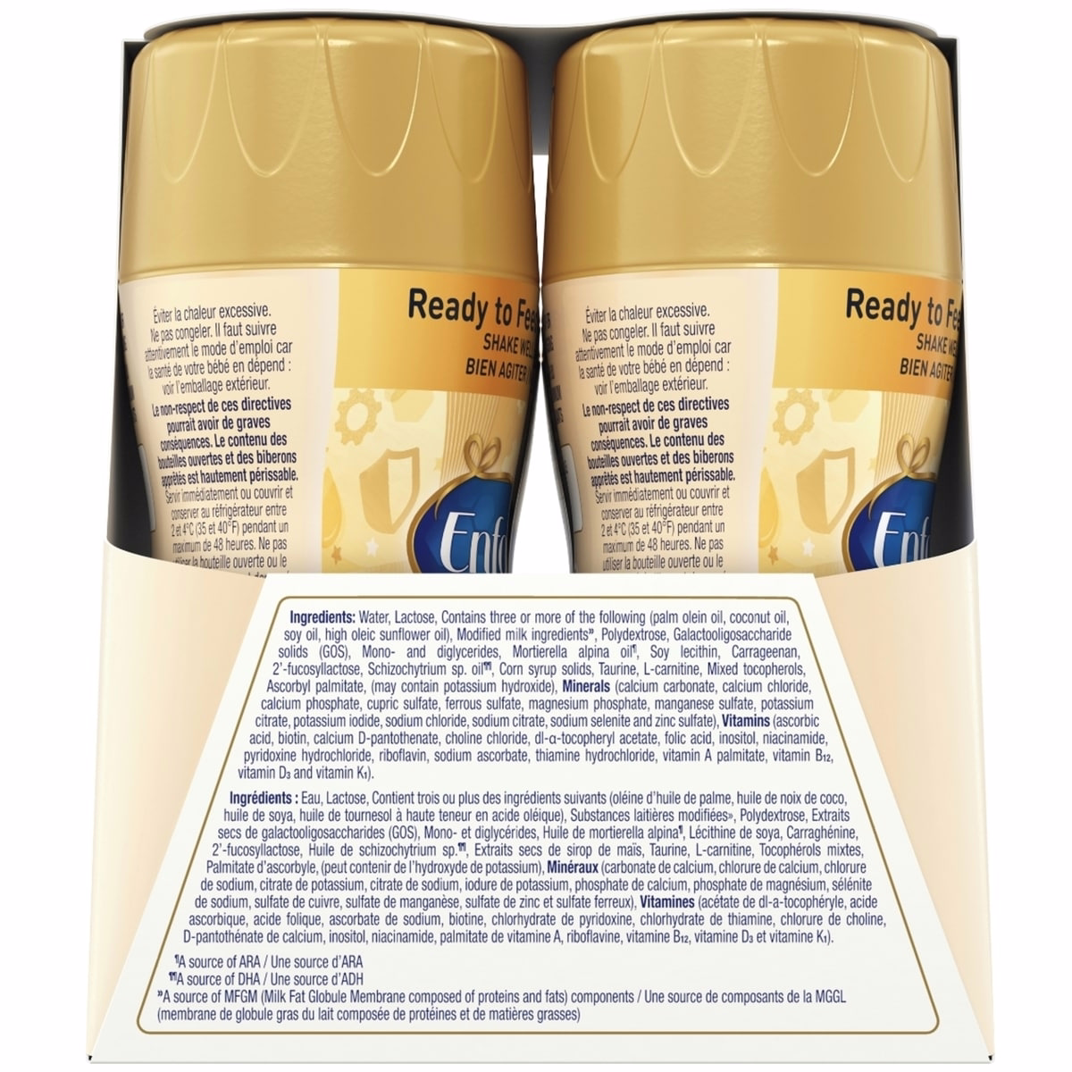 NeuroPro™, Baby Formula, 0-12 months, Ready to Feed Bottles, 237mL x 6ct NeuroPro™, Baby Formula, 0-12 months, Ready to Feed Bottles, 237mL x 6ct