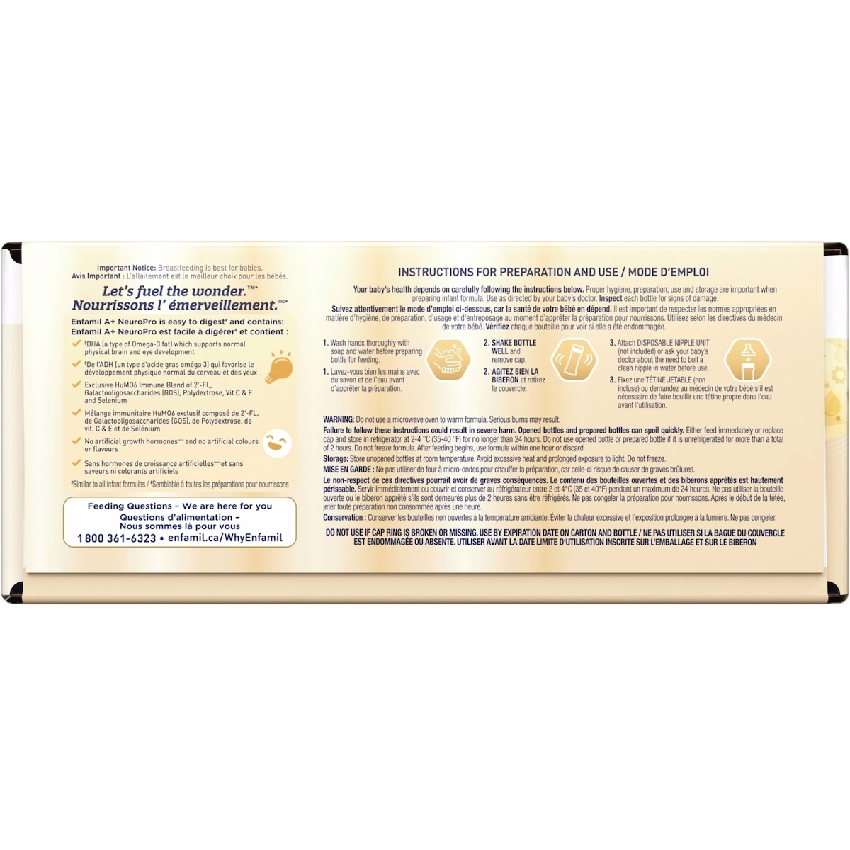 NeuroPro™, Baby Formula, 0-12 months, Ready to Feed Nursettes, 59mL x 24ct