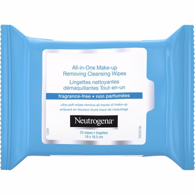 Neutrogena All-in-one Make-up Removing Cleansing Wipes Fragrance-free 25.0 Wipes