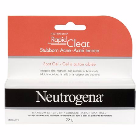Neutrogena Rapid Clear Stubborn Acne Spot Gel With 5% Benzoyl Peroxide #1 Neutrogena Rapid Clear Stubborn Acne Spot Gel With 5% Benzoyl Peroxide #1