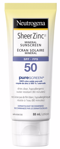 Neutrogena Sheer Zinc Spf 50