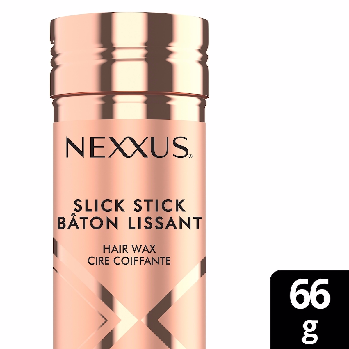 Nexxus Strong Hold Hair Wax Slick Stick for Slicked-Back Look with StyleProtect Technology 66g