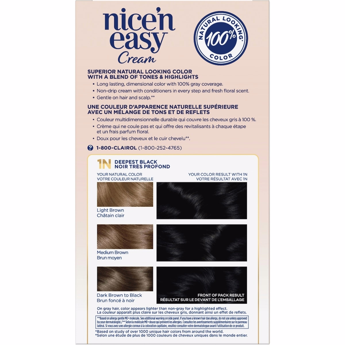 Clairol Coloration Permanente Nice'N Easy, Couleur Naturelle Supérieure Clairol Coloration Permanente Nice'N Easy, Couleur Naturelle Supérieure
