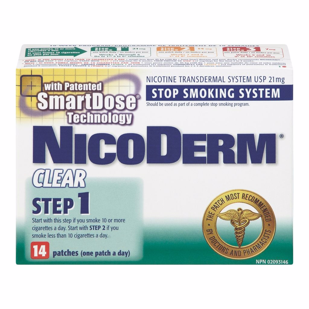 Nicoderm Clear Step 1 Patches, 21 Mg/day