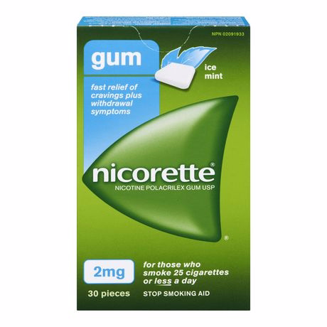 Nicorette Gum, Ultra Fresh Mint, 2mg