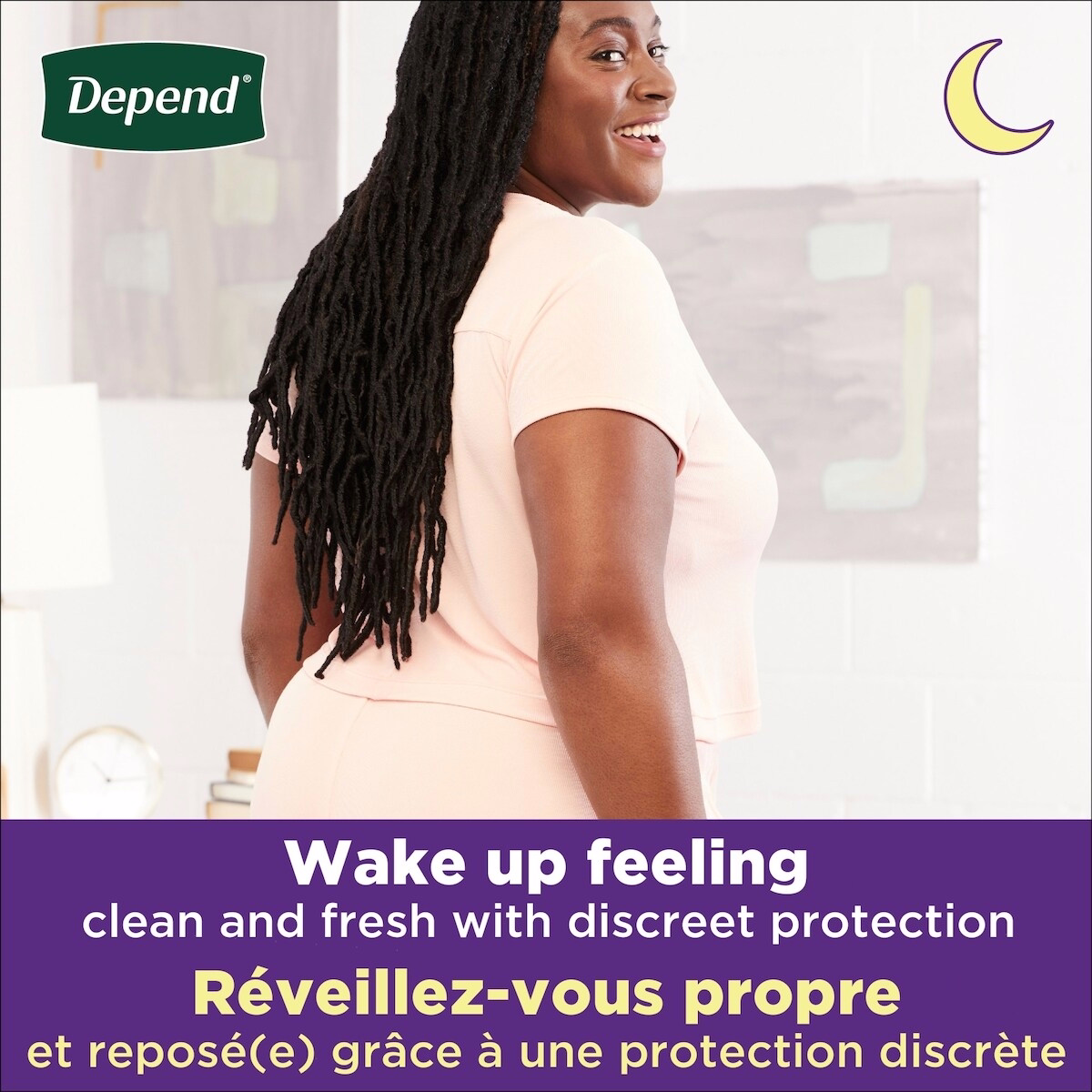 Depend Night Defense 夜間用女性用失禁下着(使い捨て・就寝用・特大・ブッシュ系カラー) Depend Night Defense 夜間用女性用失禁下着(使い捨て・就寝用・特大・ブッシュ系カラー)