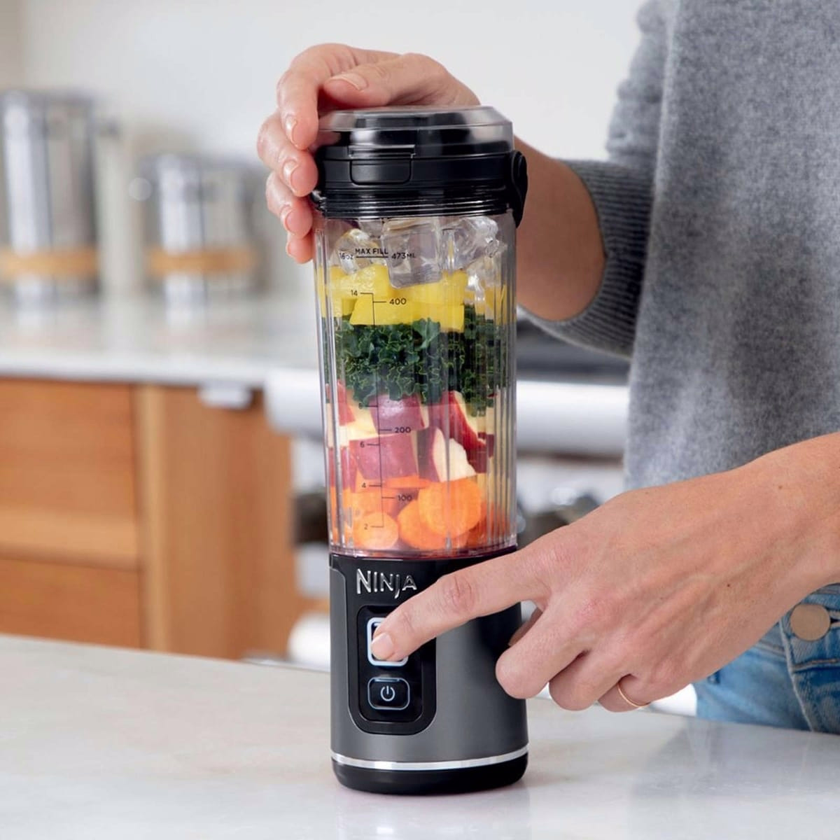 Ninja Blast 18 oz. Portable Blender Black Ninja Blast 18 oz. Portable Blender Black