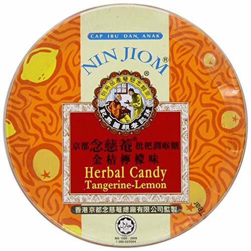 Ninjiom Bonbon à base de plantes Mandarine Citron 60 g