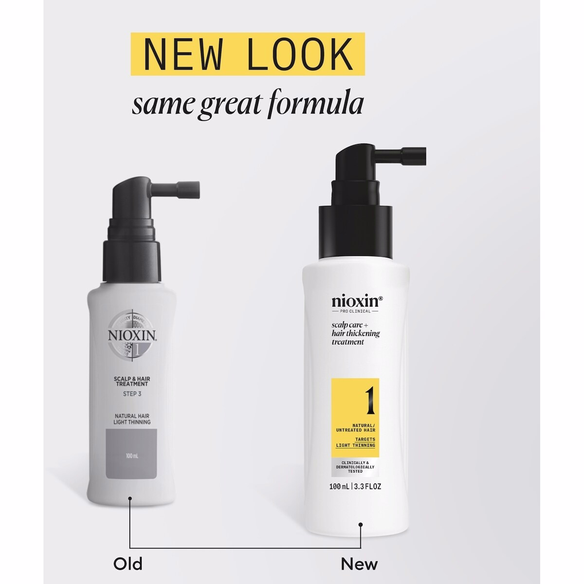 Nioxin System 1 Cuir Chevelu + Épaississant des Cheveux Sérum pour Cheveux Naturels avec Légère Diminution