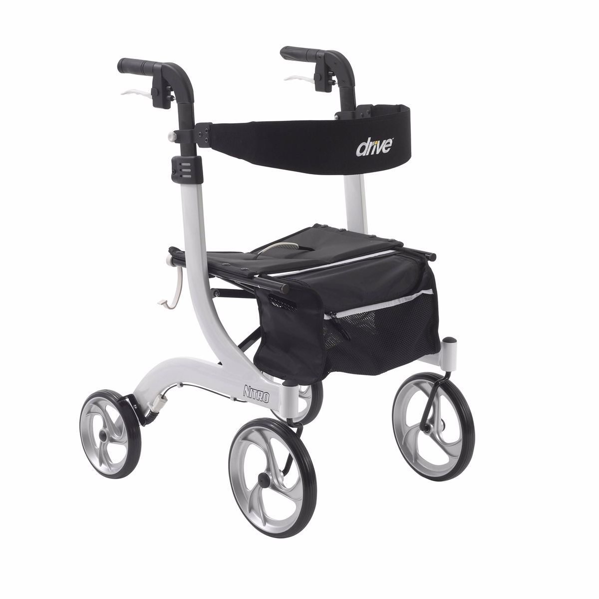 Nitro Euro Style Rollator, White