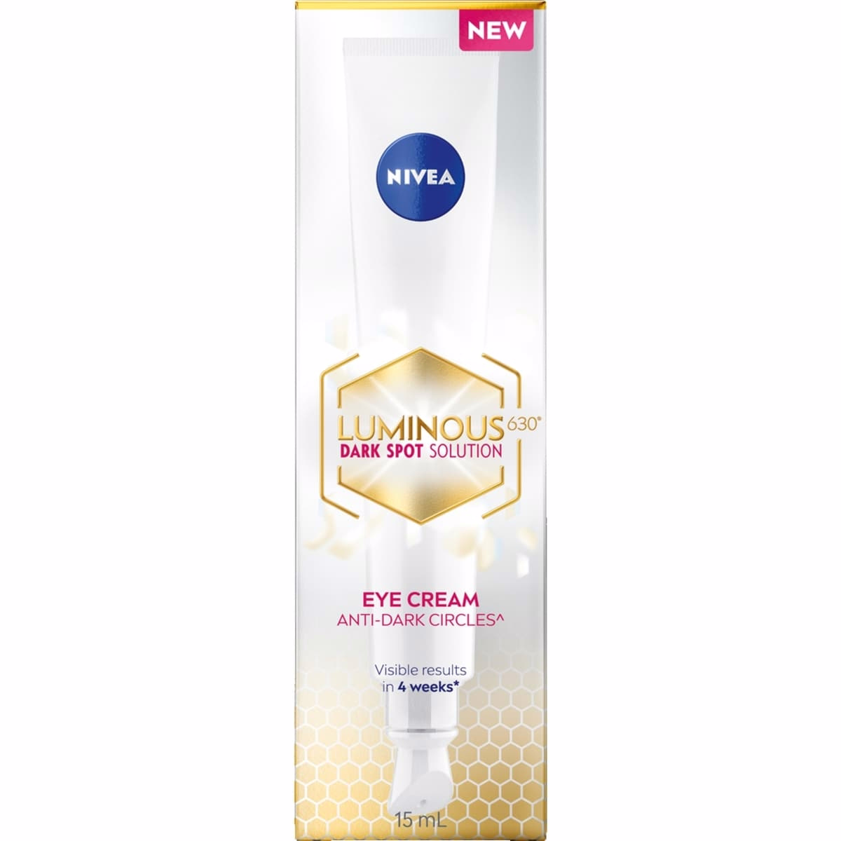 NIVEA LUMINOUS630 Dark Spot Solution Eye Cream for All Skin Types, 15mL