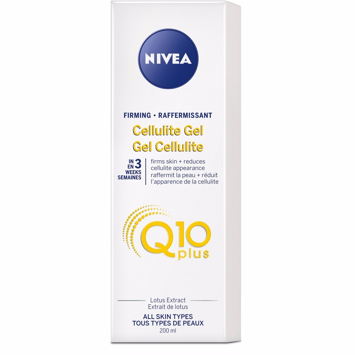 NIVEA Q10+ 引き締めセルライト ジェル, 200 ml