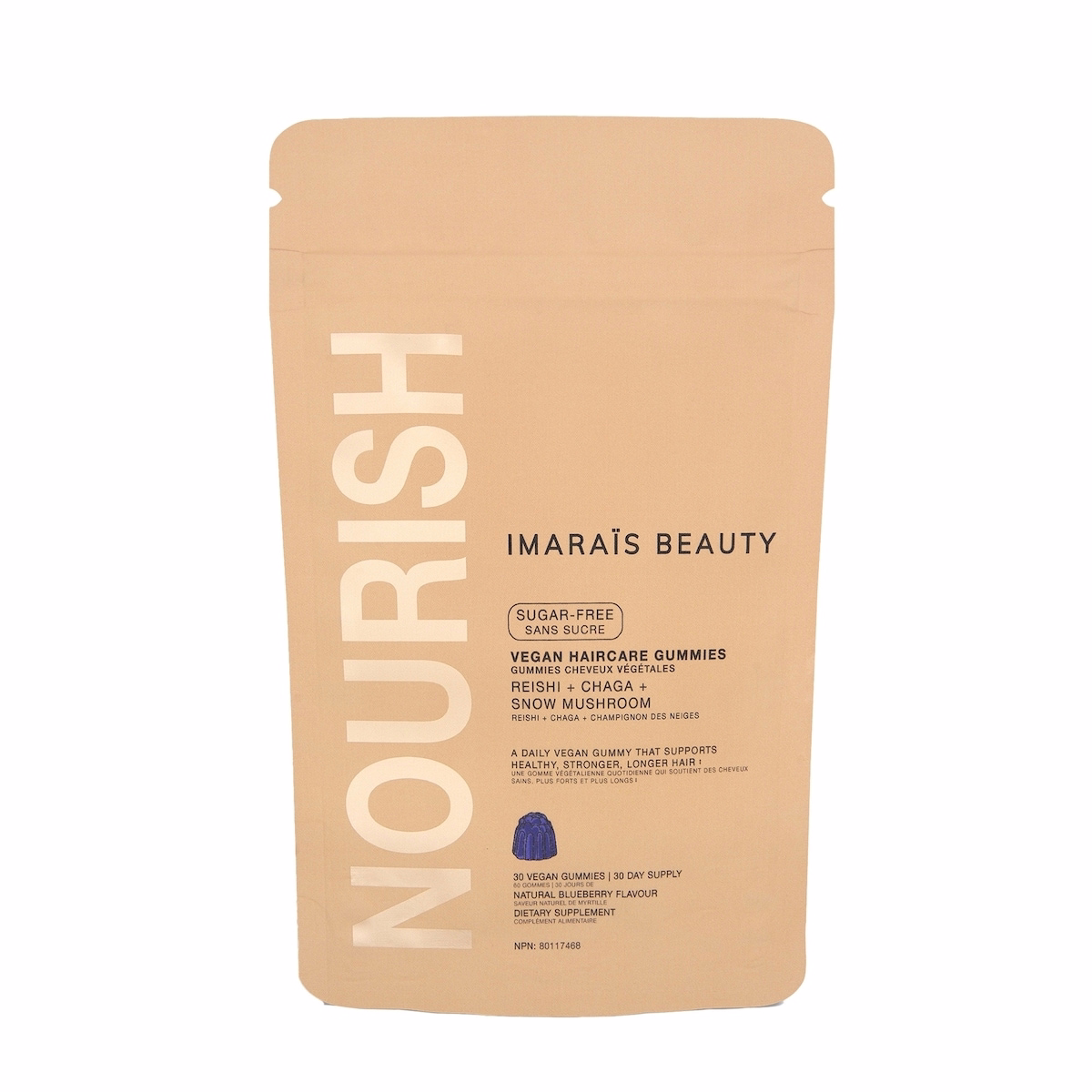NOURISH Haircare Gummies for Hair Growth, Anti-Shedding