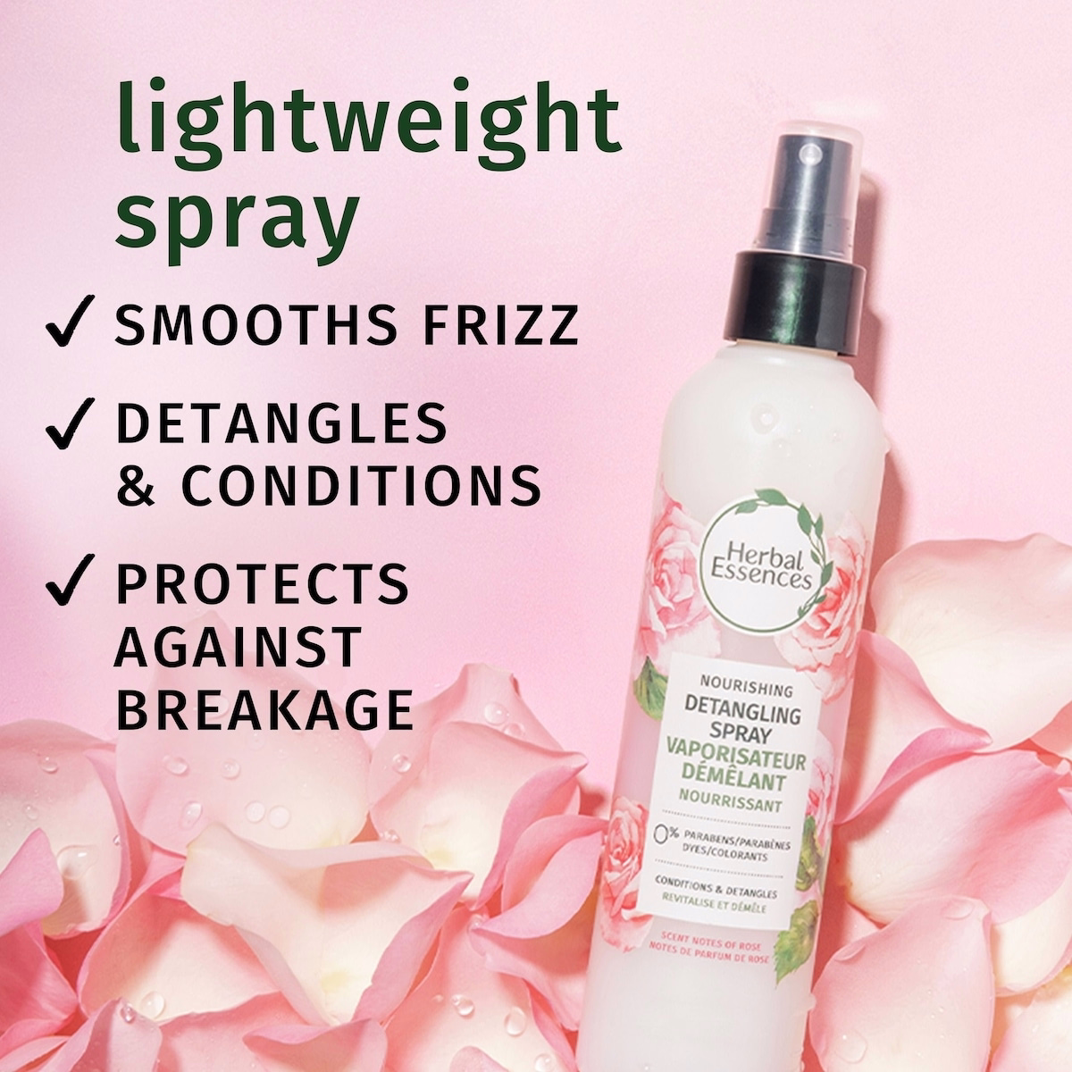 Nourishing Detangling Spray for All Hair Types