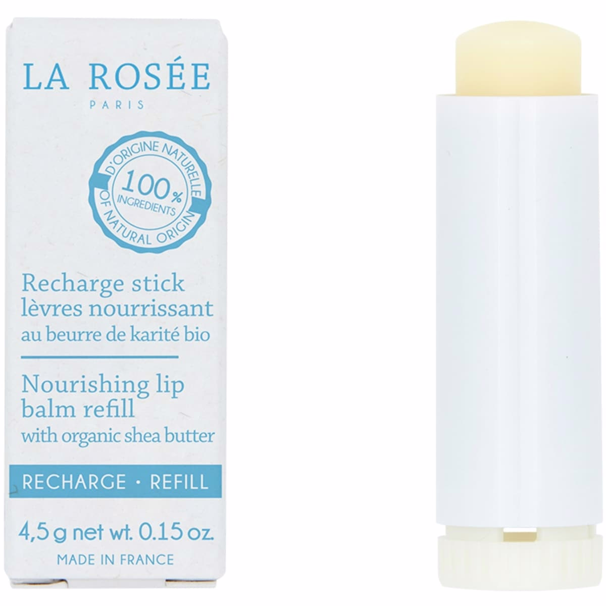 Nourishing lip balm refill organic shea butter