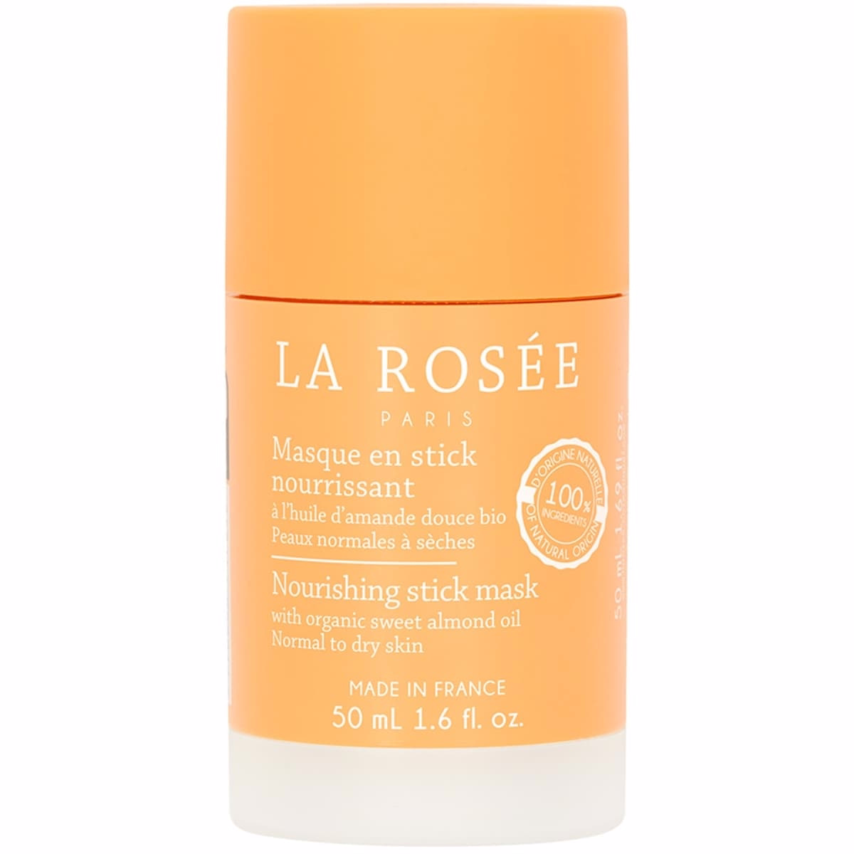 Nourishing mask stick with organic sweet almond oil