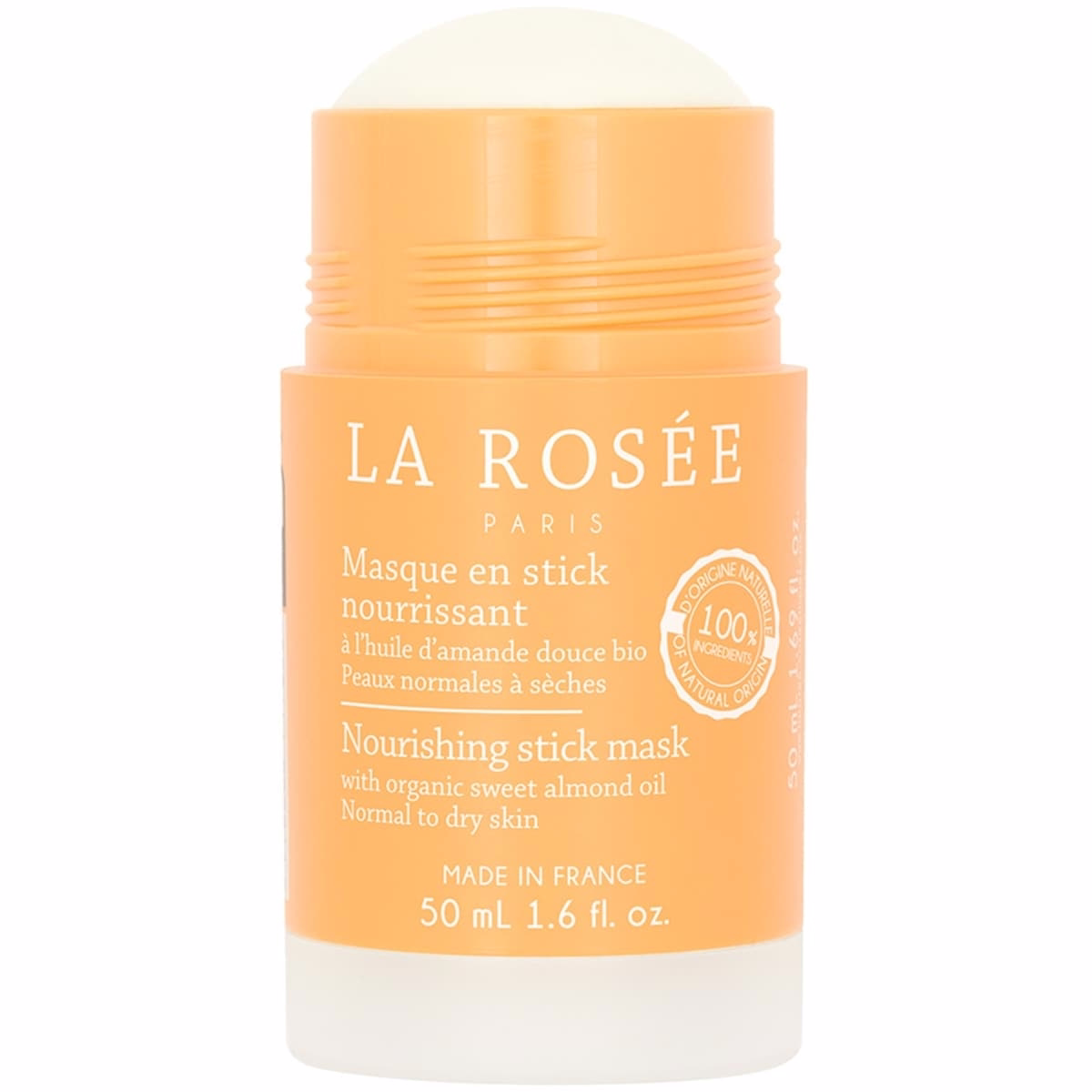 Nourishing mask stick with organic sweet almond oil