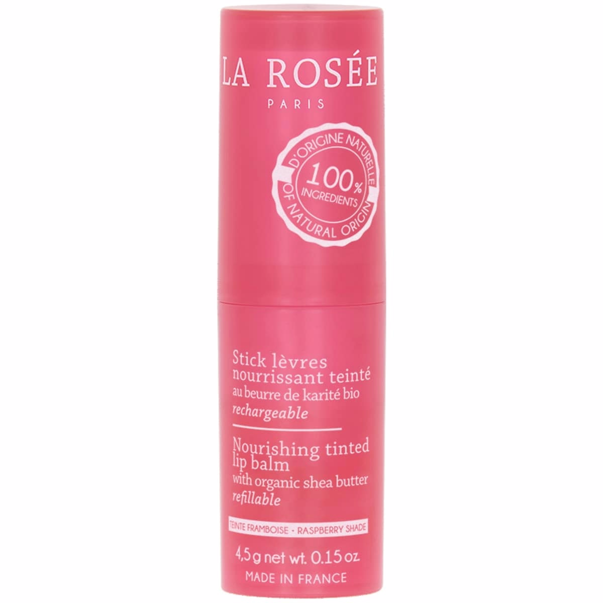 Nourishing refillable tinted lip balm organic shea butter