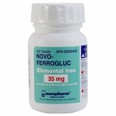 Novo-ferrous Gluconate 300mg *