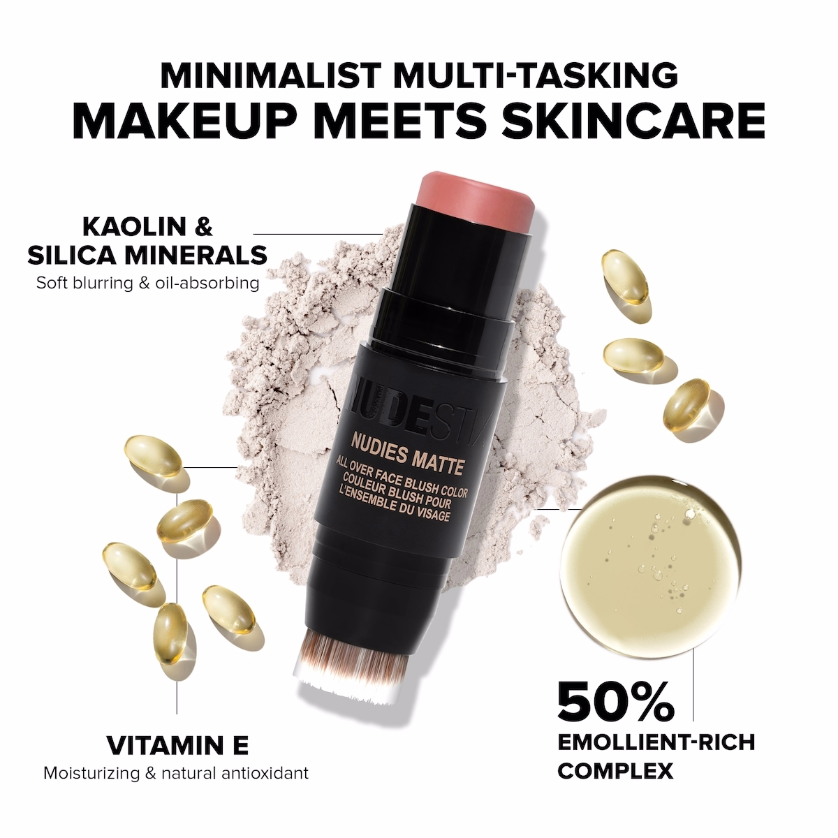 Nudies Matte All Over Face Blush Color Nudies Matte All Over Face Blush Color