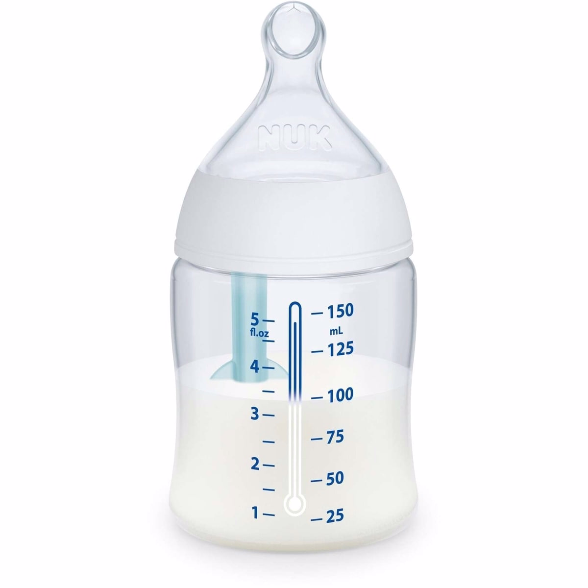 NUK Smooth Flow Pro Anti-Colic Baby Bottle, 5 oz (150 mL), 1 Pack
