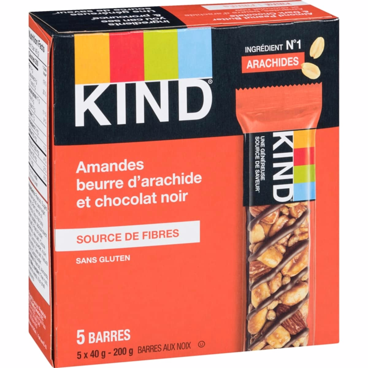 Nut Bars Almond Peanut Butter & Dark Chocolate
