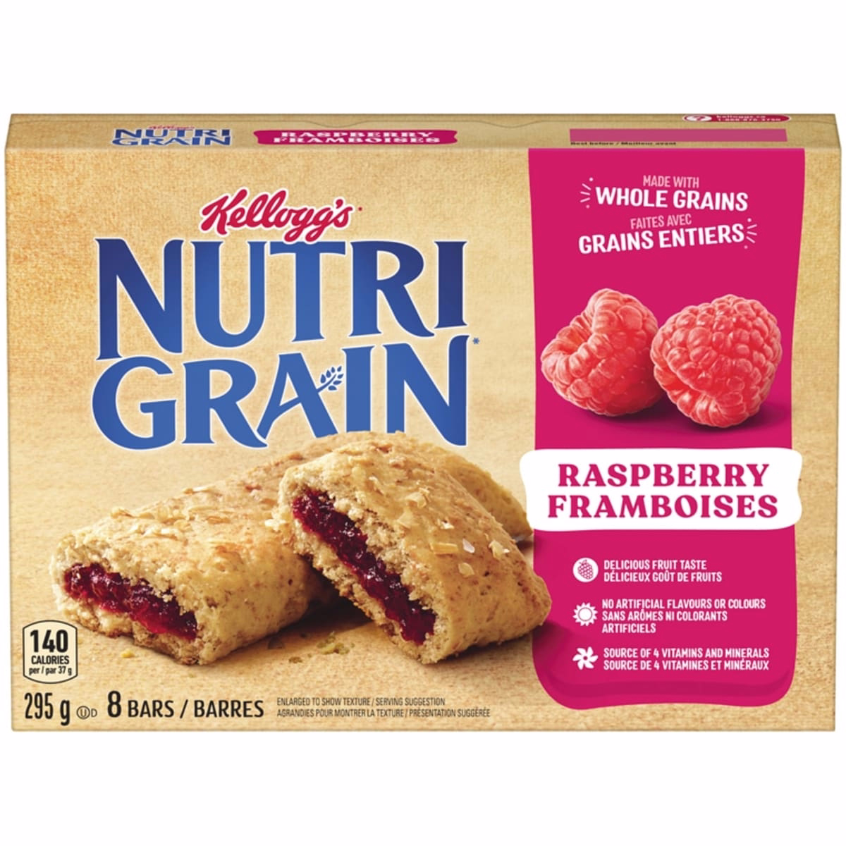 Nutri-Grain 穀物麥片棒 覆盆子 8條裝