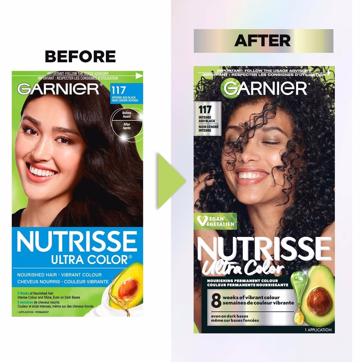 Nutrisse Ultra Color, Permanent Hair Dye, Long-Lasting Vibrant Colour Nutrisse Ultra Color, Permanent Hair Dye, Long-Lasting Vibrant Colour