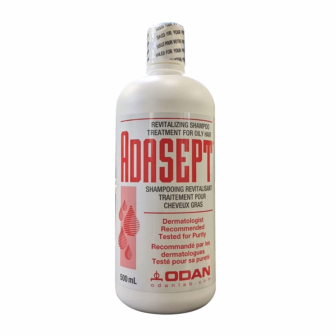 Odan Adasept Revitalizing Shampoo Treatment for Oily Hair (500 mL)