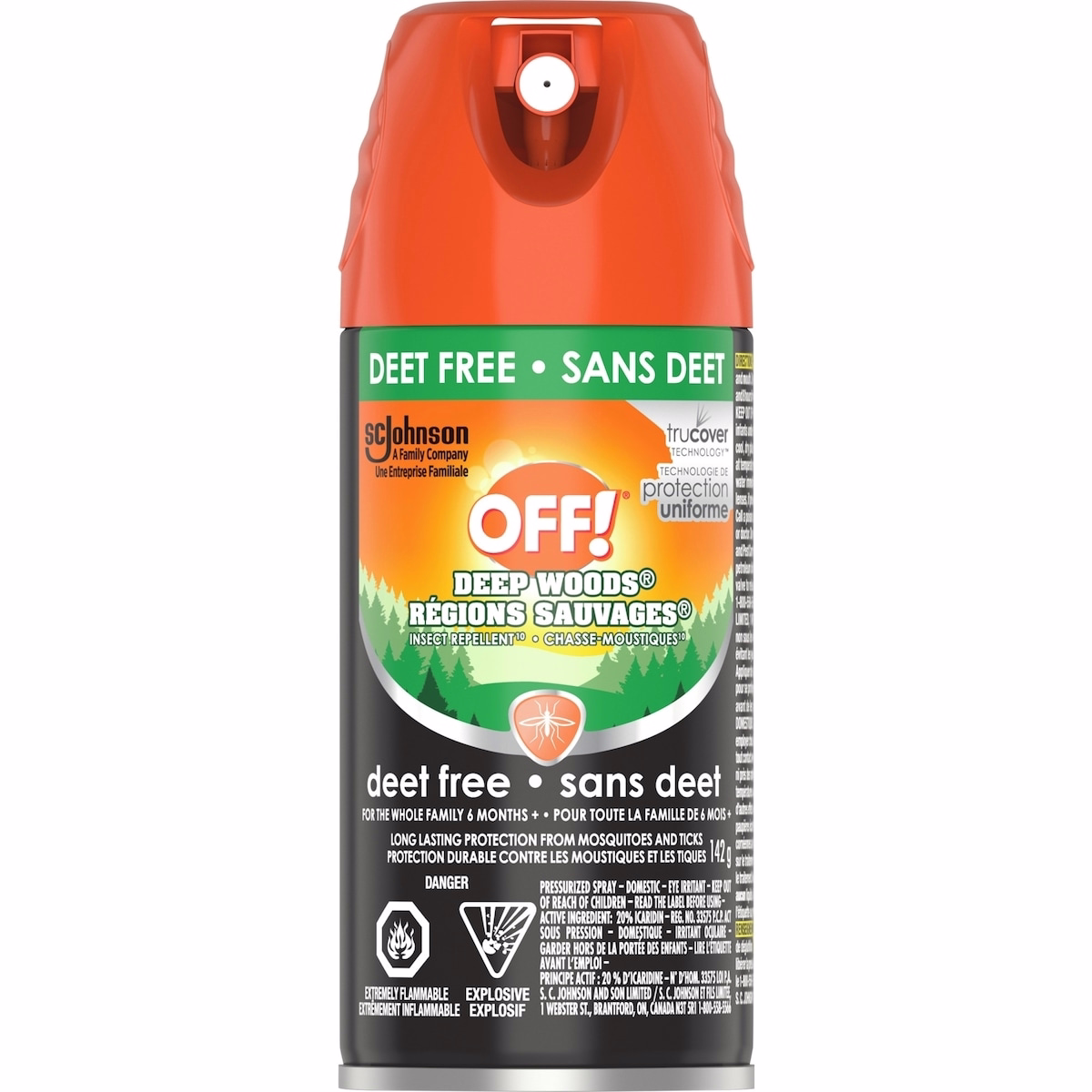 OFF!® 深林噴霧式昆蟲驅避劑 - 不含 DEET