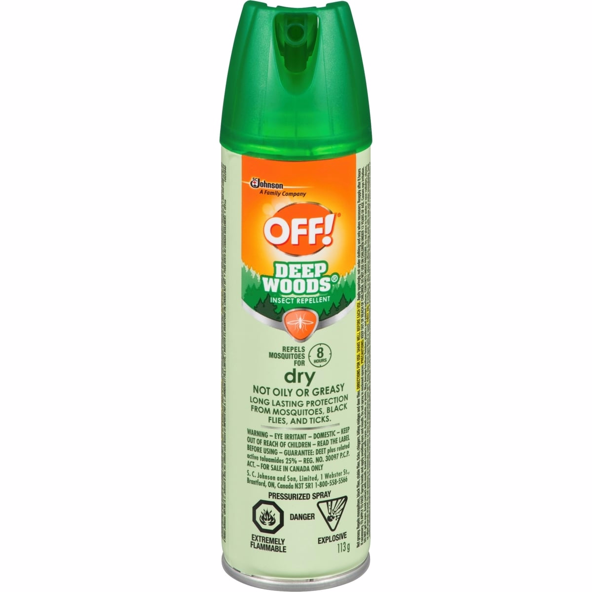 OFF!® Deep Woods® Insect Repellent Dry