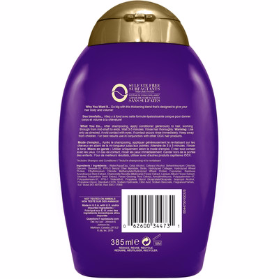 Ogx Biotin & Collagen Extra Strength Volumizing Conditioner 385.0 Ml
