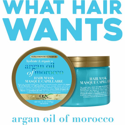 Ogx Extra Strength Hydrate & Repair + Argan Oil Of Morrocco Hair Mask 6.0 Oz Ogx Extra Strength Hydrate & Repair + Argan Oil Of Morrocco Hair Mask 6.0 Oz