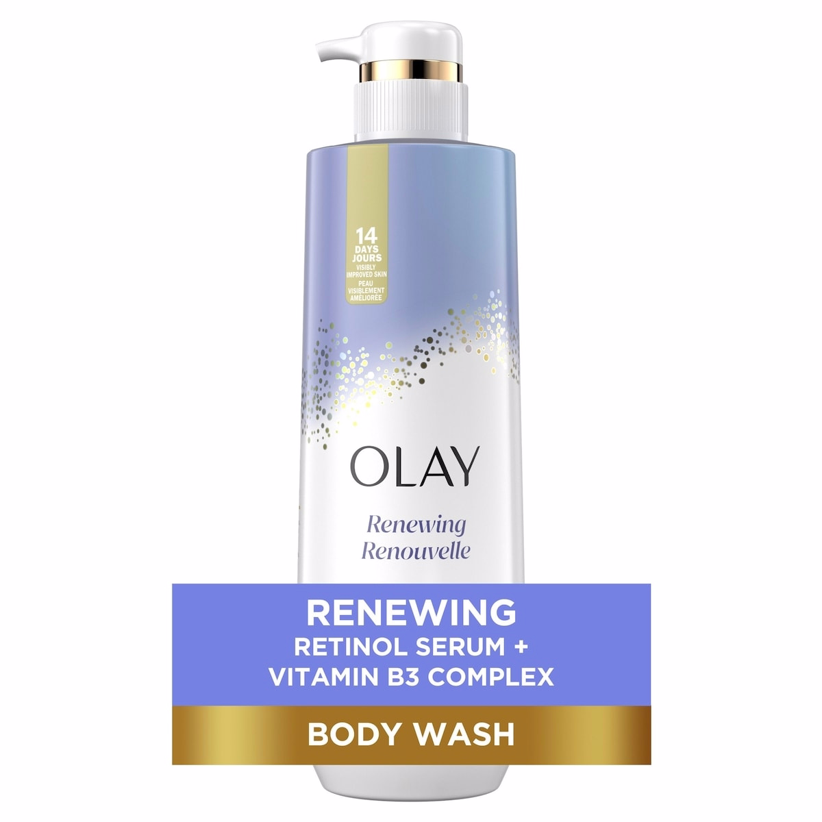 Olay Cleansing & Renewing Nighttime Body Wash with Vitamin B3 and Retinol