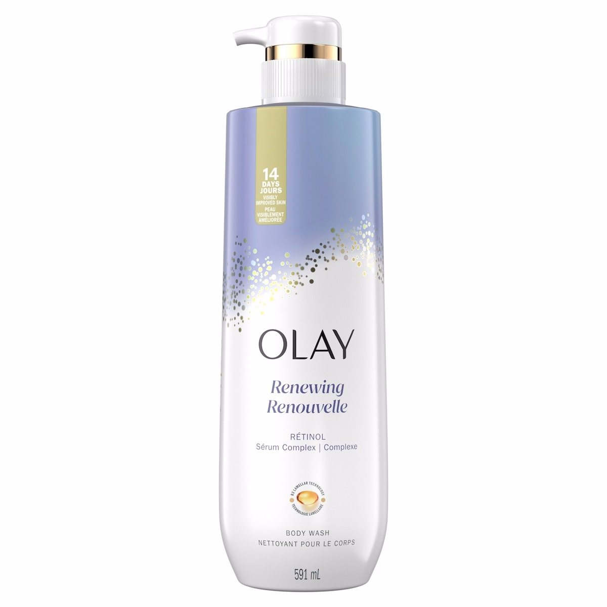 Olay Cleansing & Renewing Nighttime Body Wash with Vitamin B3 and Retinol