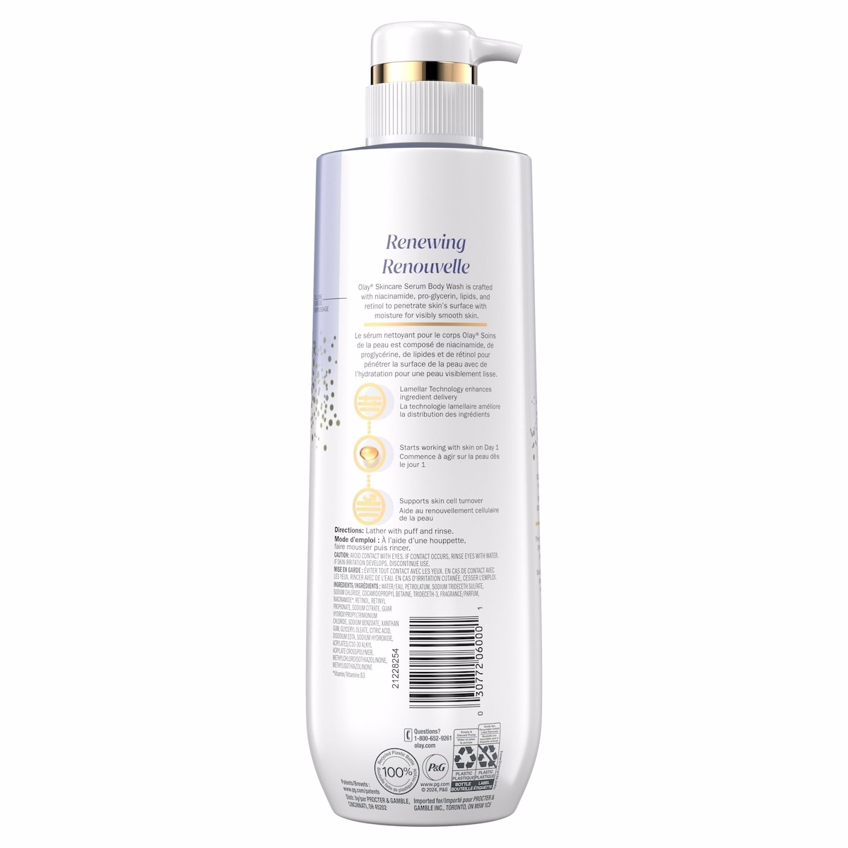 Olay Cleansing & Renewing Nighttime Body Wash with Vitamin B3 and Retinol Olay Cleansing & Renewing Nighttime Body Wash with Vitamin B3 and Retinol