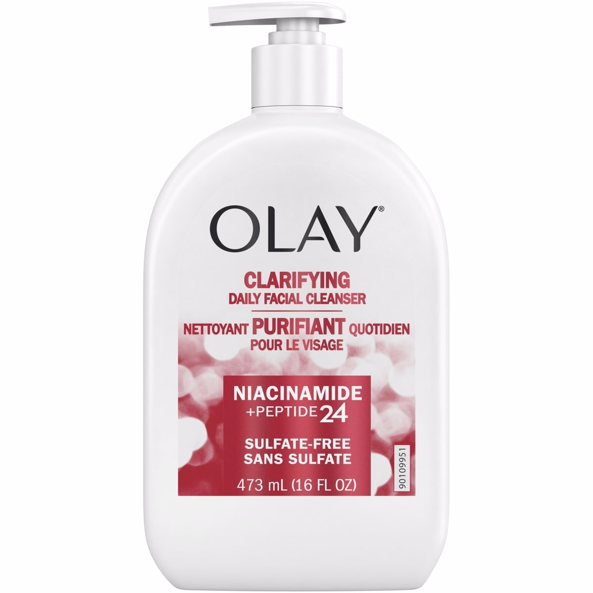 Olay ナイアシンアミド＋ペプチド24 フェイスウォッシュ、クリアリング、硫酸塩不使用、473 mL