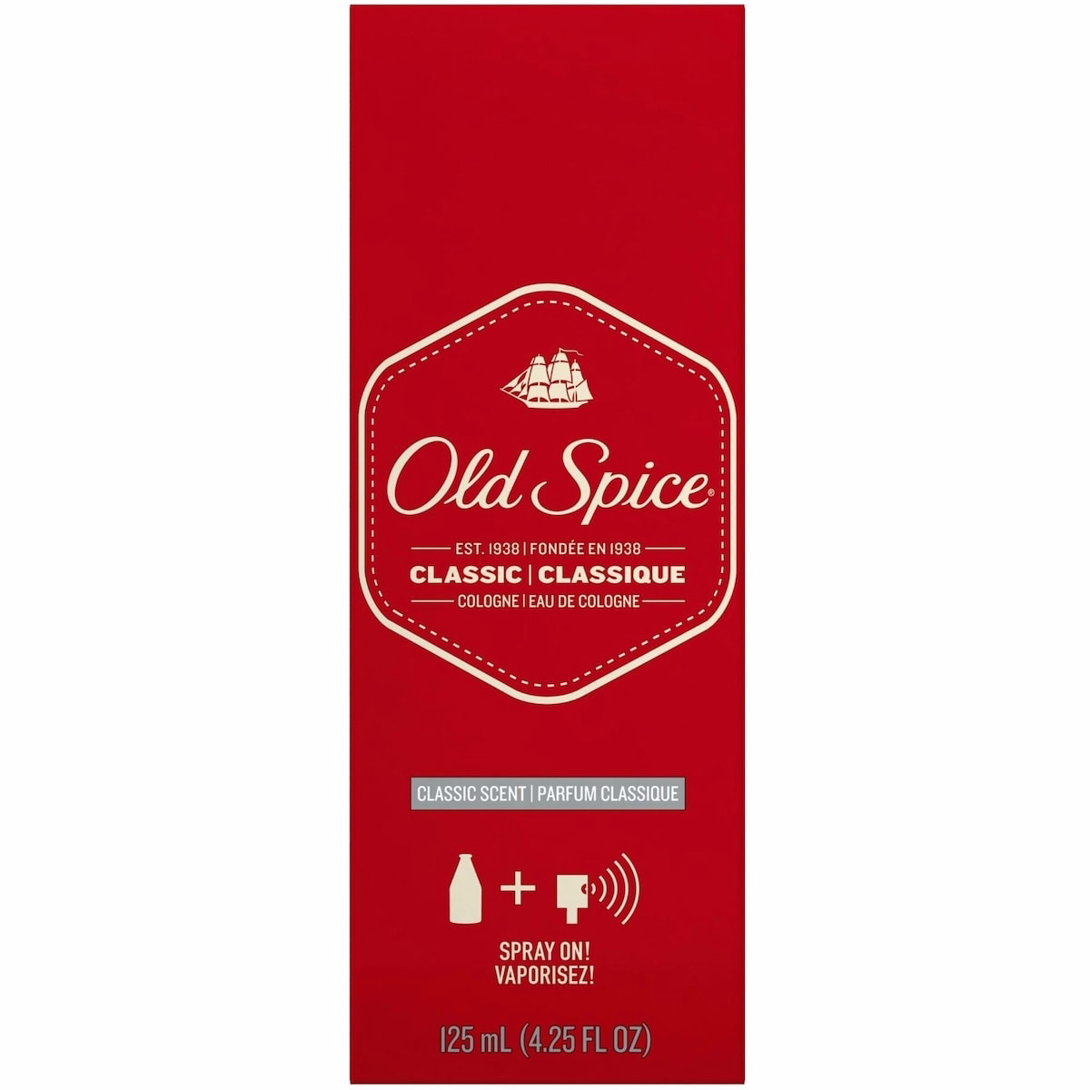 Old Spice Classic Scent Parfum pour homme en spray 125 mL Old Spice Classic Scent Parfum pour homme en spray 125 mL