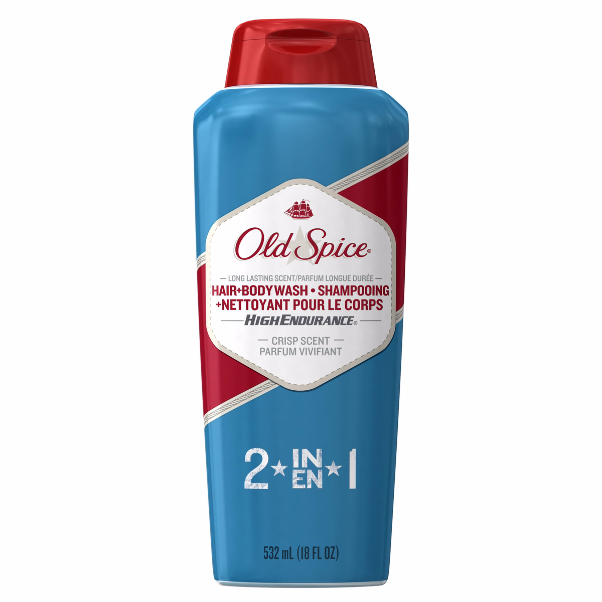 Old Spice Old Spice H E Bdy Wsh Shampoo 532.0 Ml