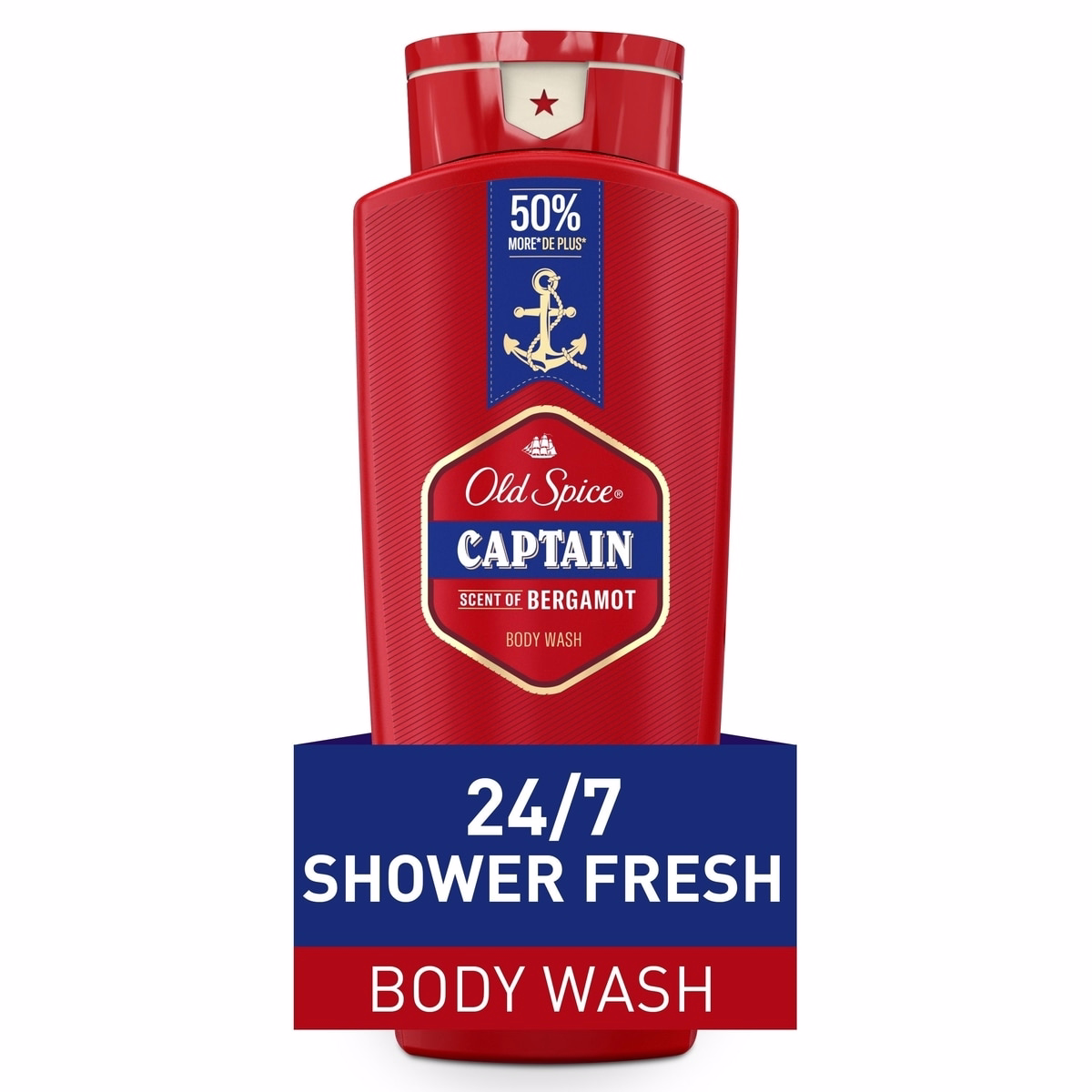 Old Spice Red Collection Body Wash for Men, Captain Scent