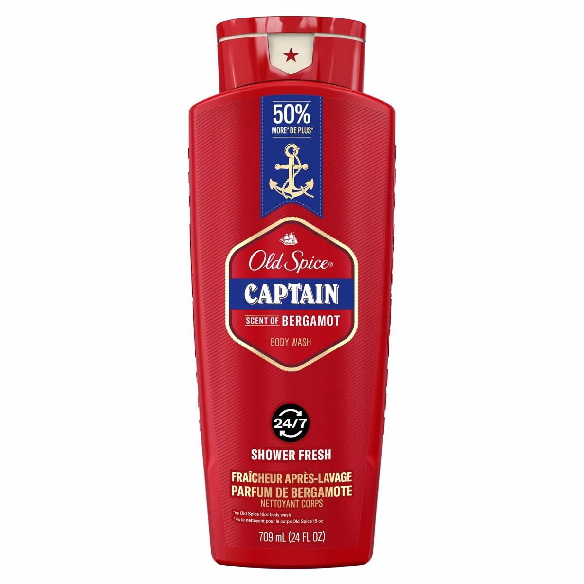 Old Spice Red Collection Body Wash for Men, Captain Scent