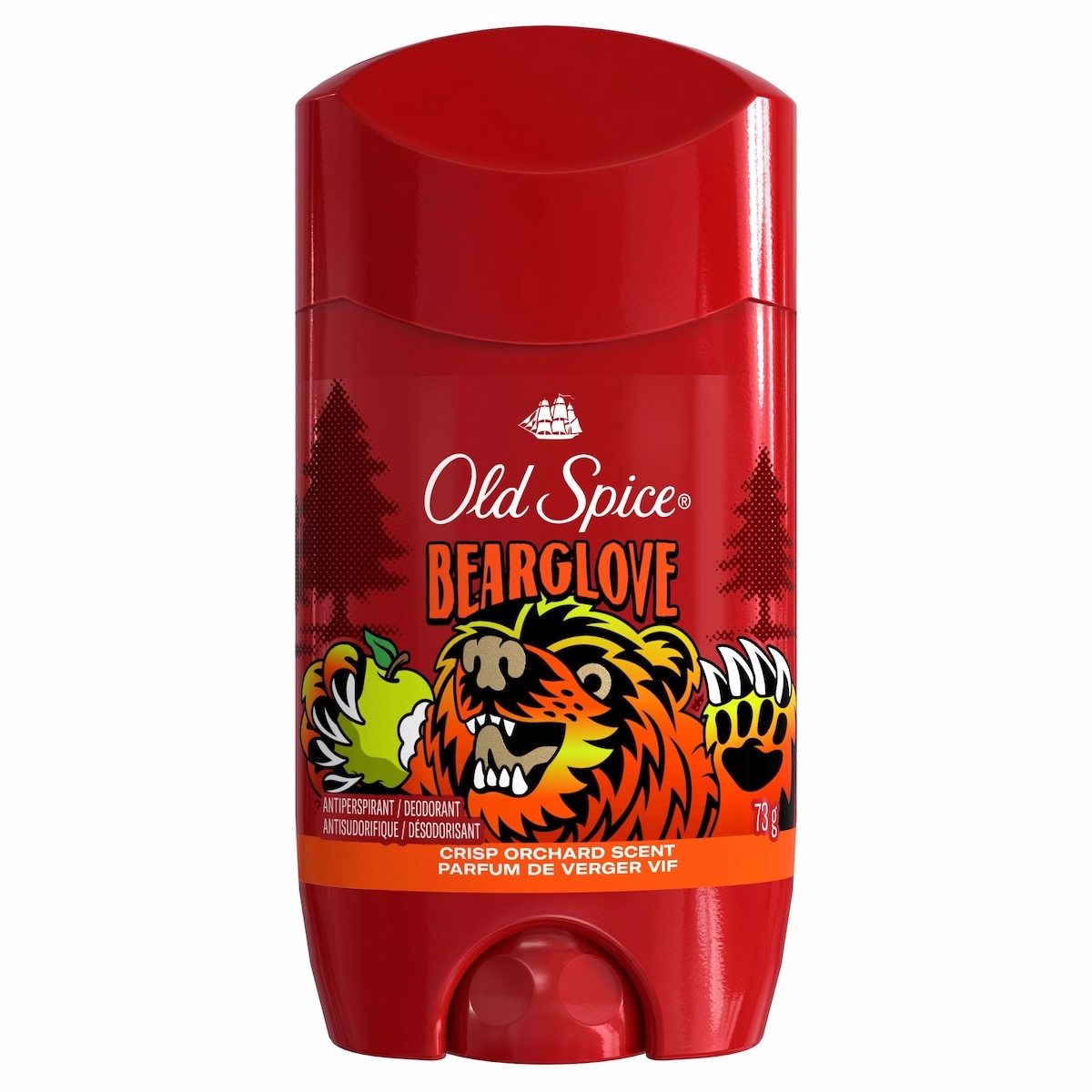 Old Spice Wild Collection Bearglove Invisible Solid Antiperspirant and Deodorant for Men, 73 g
