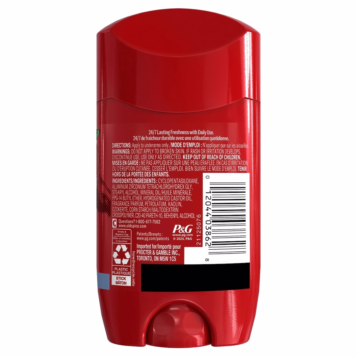 Old Spice Wild Collection Invisible Solid Antiperspirant and Deodorant for Men, Wolfthorn scent, 73 g Old Spice Wild Collection Invisible Solid Antiperspirant and Deodorant for Men, Wolfthorn scent, 73 g