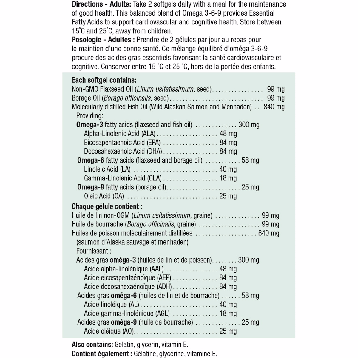 Omega 3-6-9 1,200 mg Omega 3-6-9 1,200 mg