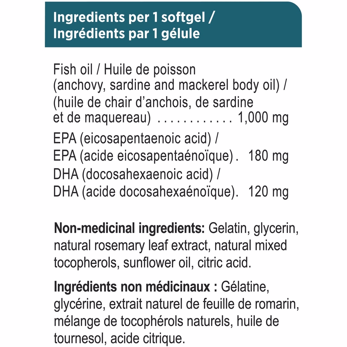 Omega3+, Omega Fish Oil Supplement