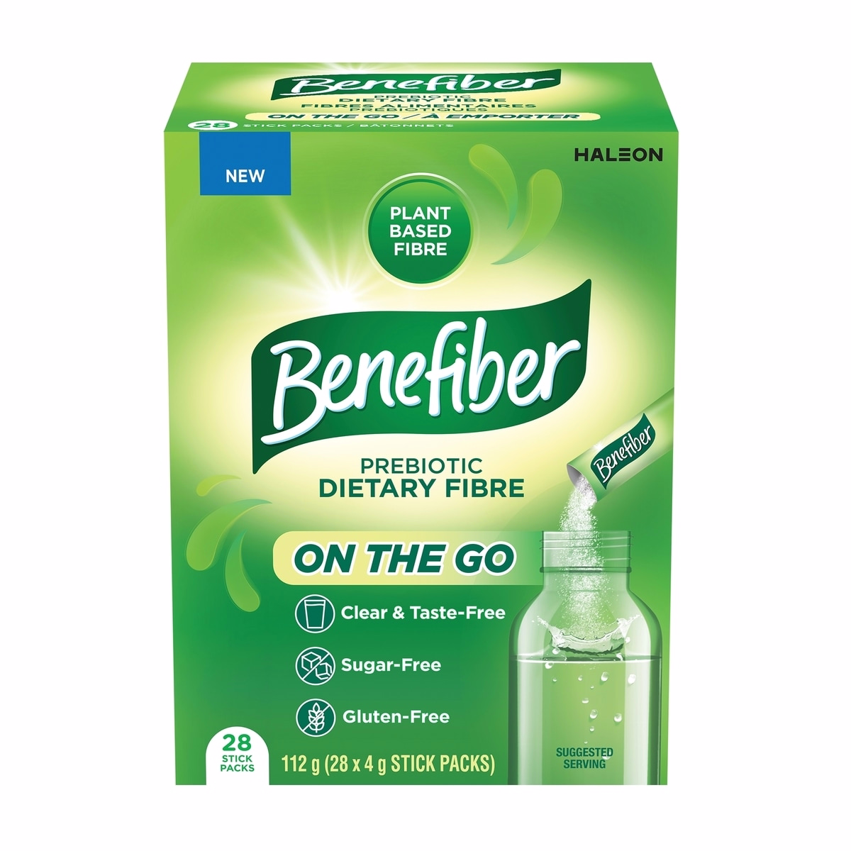 On The Go Prebiotic Dietary Fibre Powder, Stick Packs