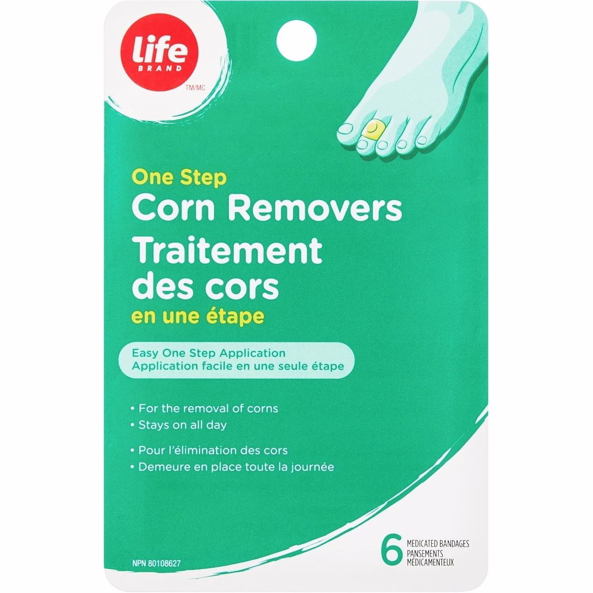 One Step Corn Remover 6ct