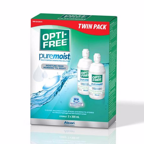Opti-free Puremoist Evermoist Solution Twin Pack
